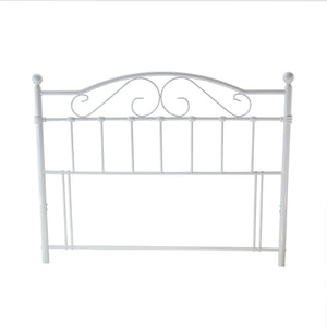 Selsey White Metal Floor Standing Headboard
