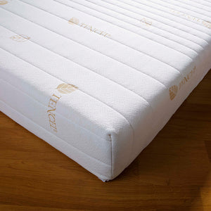 The Amersham is a luxurious 20cm mattress with a sumptuously thick 7.5cm of high quality visco-elastic memory foam. Weightless medium feel. It has a quilted 'Tencel' anti-dustmite cover washable.