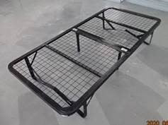 Contract Mesh Based Folding Bed in Black