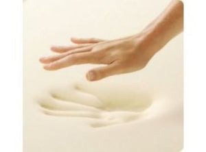 Memory foam hand print